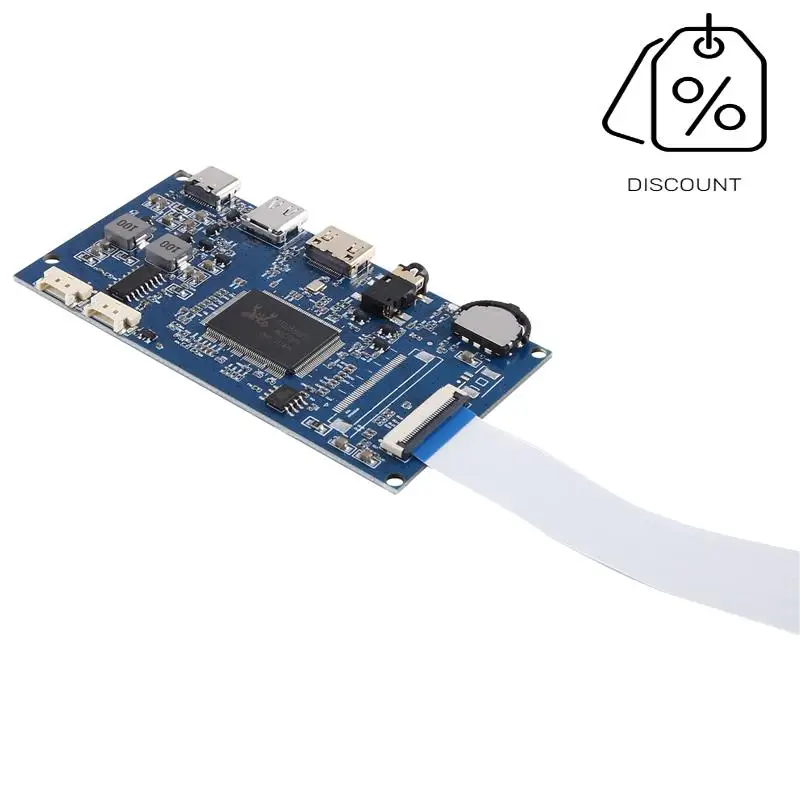 ABMF-Portable LCD Monitor Driver Laptop LCD Driver 30Pin EDP LCD Panel Controller DMI-Compatible TYPE-C LCD Driver 1366X768 Dura