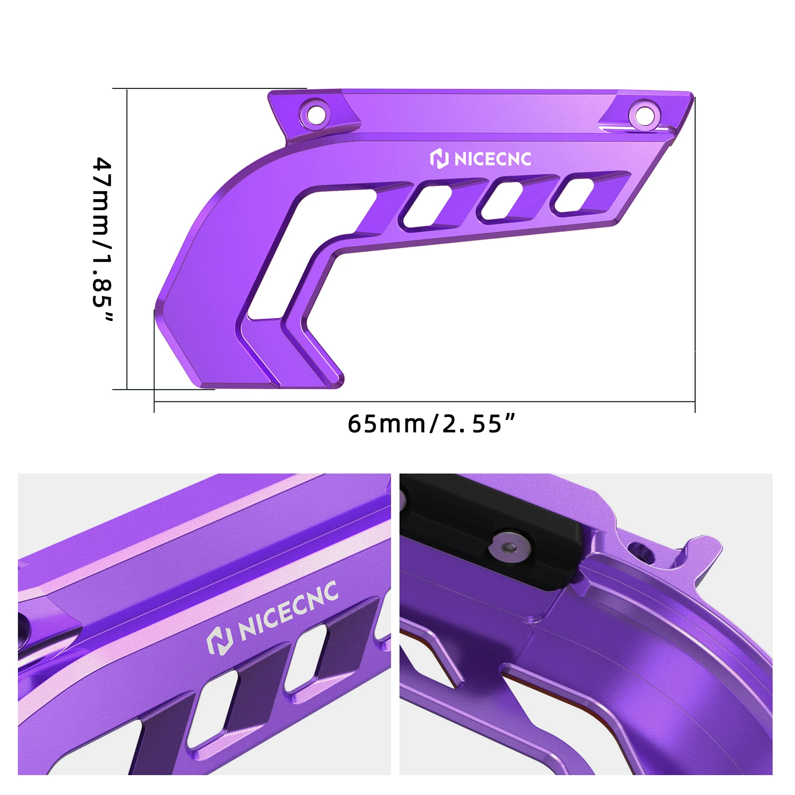 NICECNC For Stark Varg EX MX 2024-2025 Sprocket Cover Chain Guard Cover Protector Aluminium Electrical Motorbike Accessories