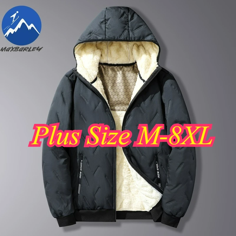 Premium Men Graphene Jacket Comfort Hiking Sport Cold Resistant Parkas Fleece Lined Hooded Daily Wear Winter Padded Coats