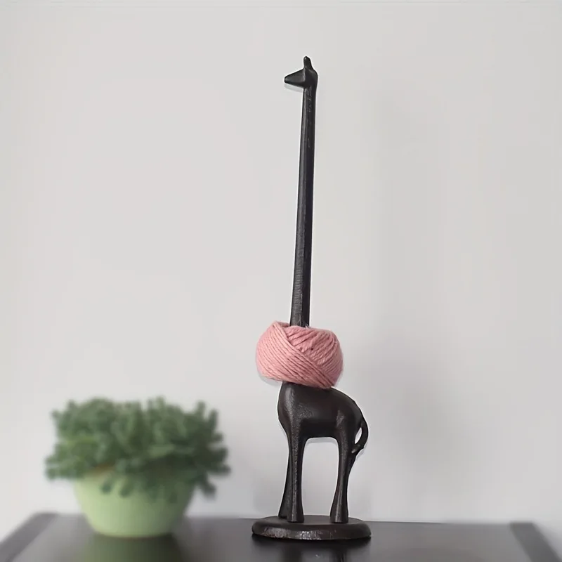 Home decor ornaments for balcony, living room, bedroom, cast iron crafts, giraffe