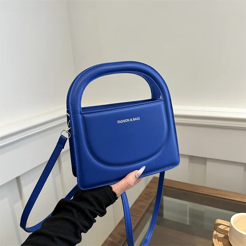 

2025 Color Block Shoulder Bag Stylish Contrast Crossbody Purse Trendy Small Square Handbag for Women Minimalist Chic Tote