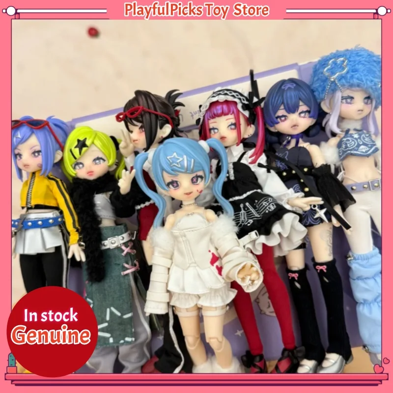 Eve Lynna Dream Park Genuine Double-Face Killer em Estoque - Série Blind Box Anime Figurine 1/12 MJD Boneca Articulada Brinquedo Presente