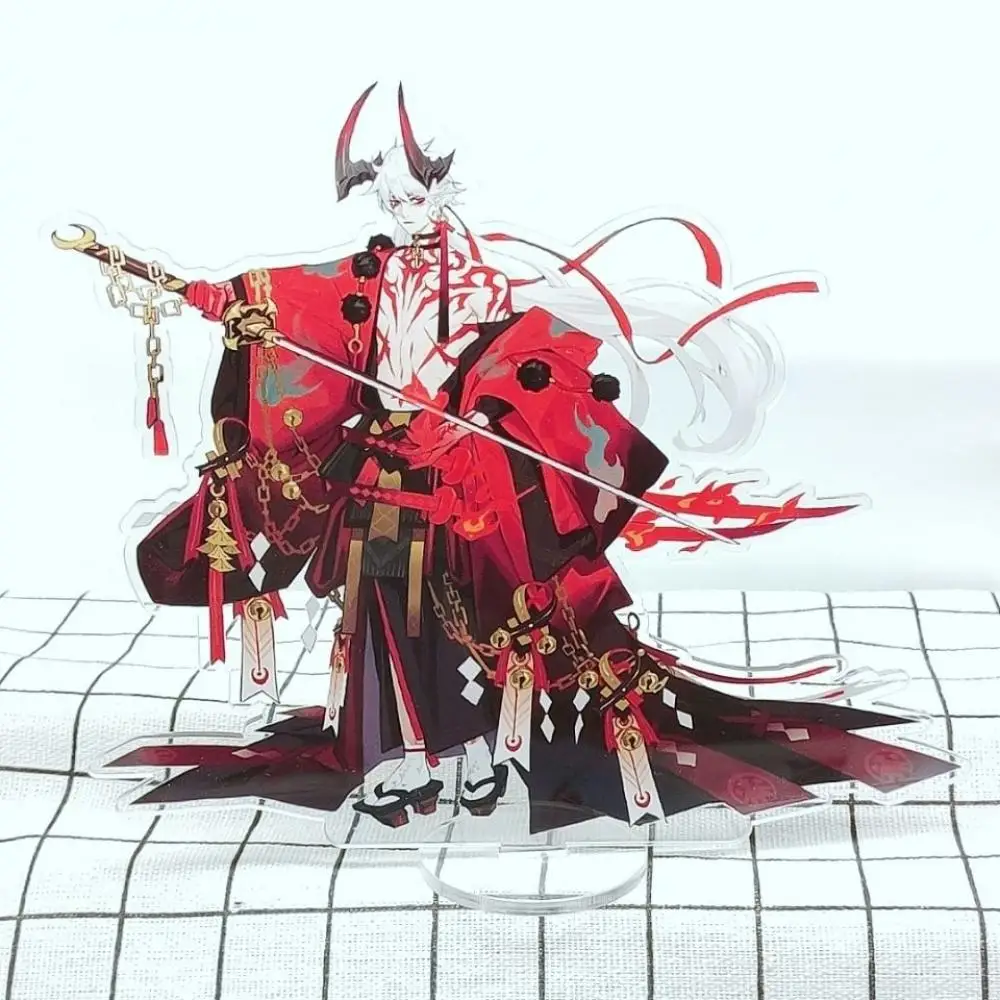 

15cm Japanese Anime Onmyoji kimono Acrylic Standing plaque Desktop ornament Children Toy game periphery birthday Holiday gifts