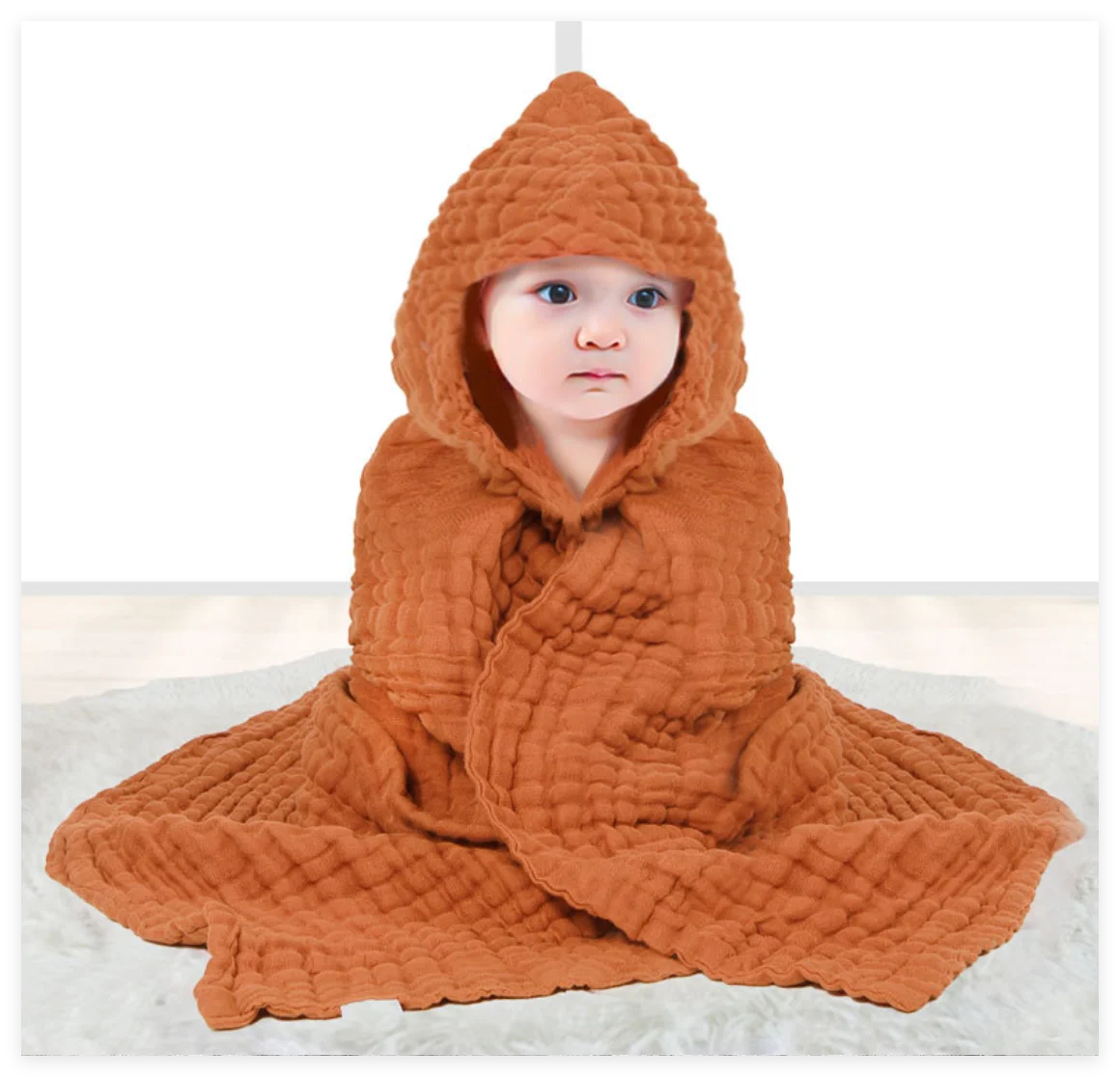 

6 Layers Muslin Swaddle Blankets Newborn Cotton Soft Baby Blanket For Boys Girls Receiving Blanket Infant Toddler Bath Towels