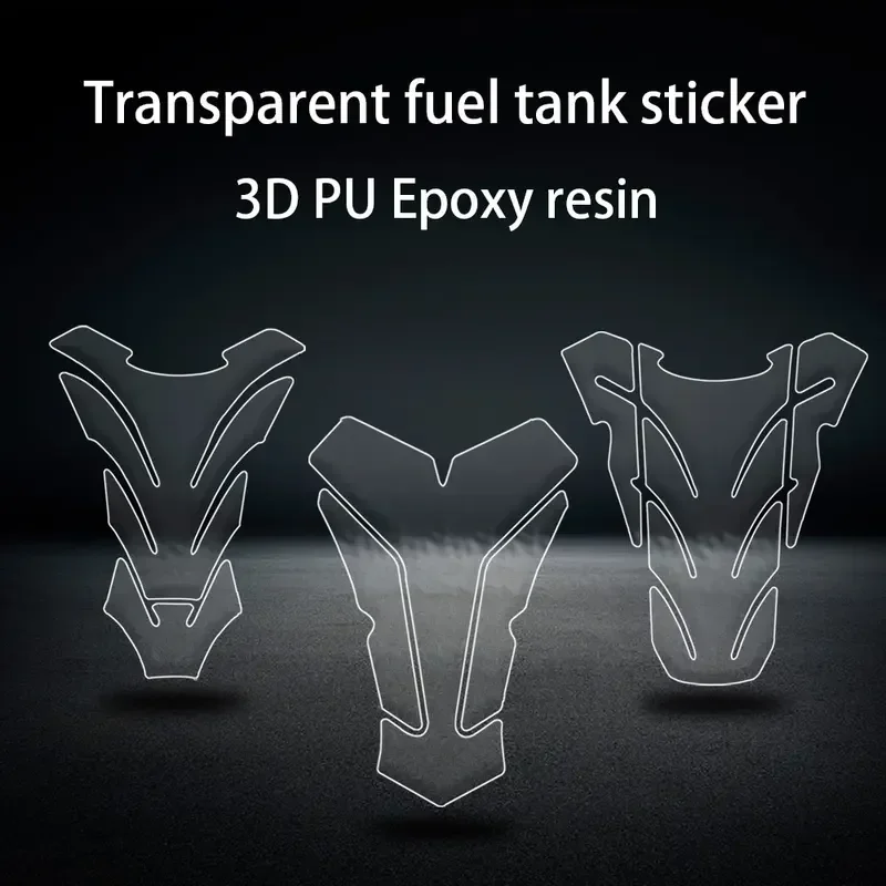 3D motorcycle gasoline transparent fuel tank pad sticker sticker protective sticker suitable for Yamaha Suzuki Honda KTM kawasak