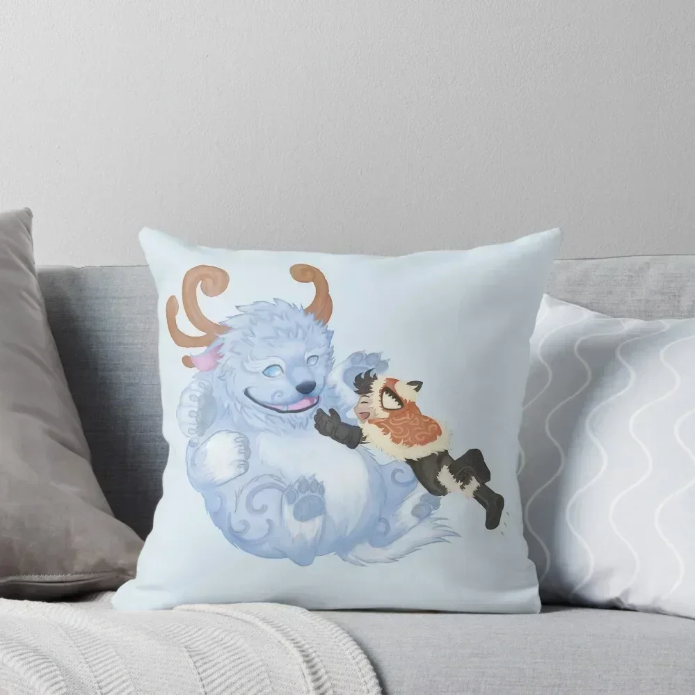 

Nunu and Willump! Throw Pillow Room decorating items Anime anime girl Sofa Pillow Cover pillow