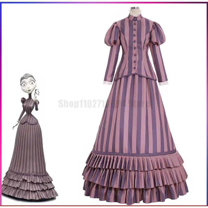 2025 NewFemale Masquerade Cosplay Devil Queen Costumes Zombie  Ghost Bride Dress Women Scary Witch Halloween AA