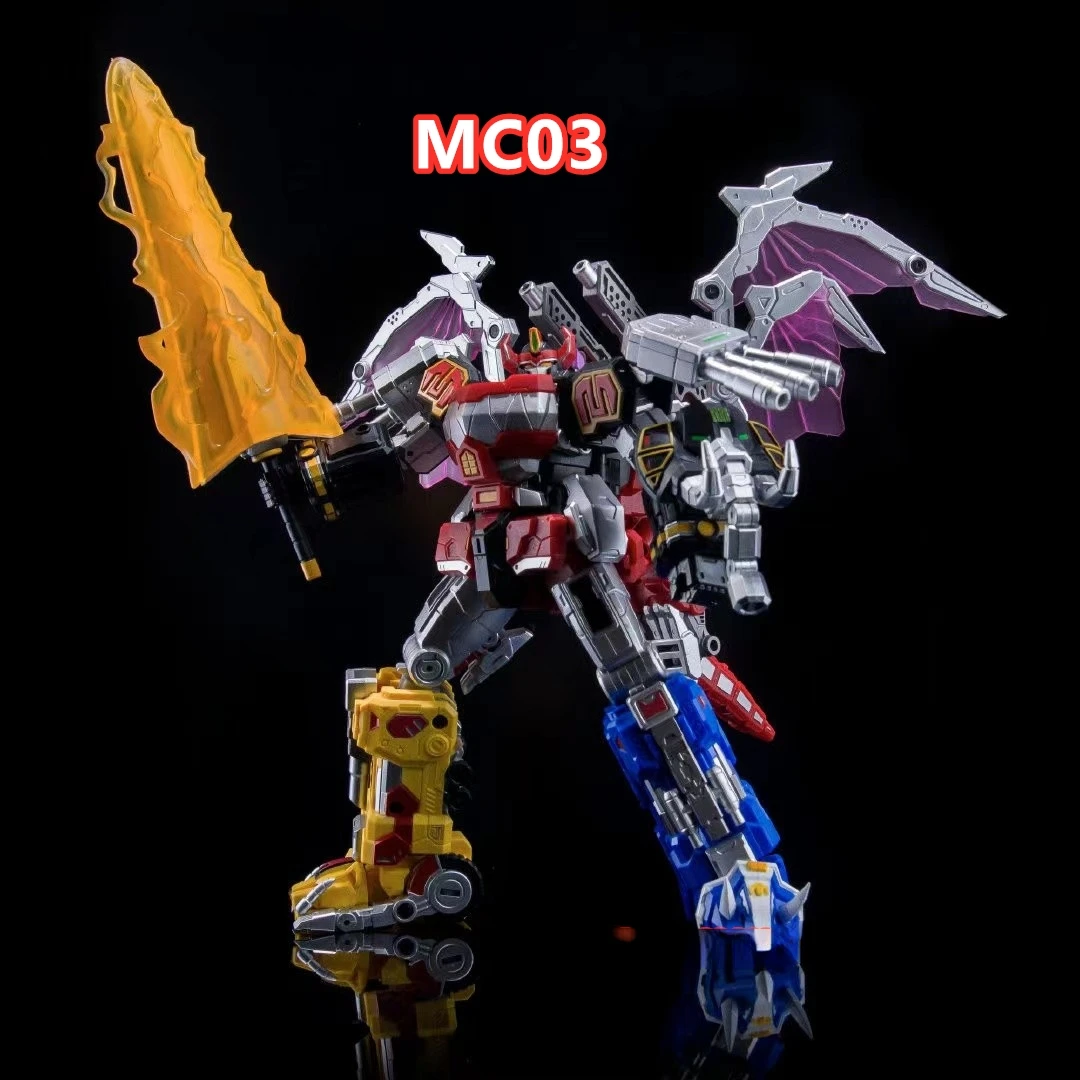 In Stock Microverse MC03 Action Figure Morphing Toy DRAGÓN DE MC-03 Caesar Mighty Morphin Power TEAM Action Figure