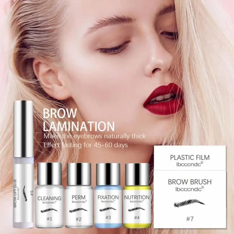 Ibcccndc Perm Eyebrow Perm Eye Eyebrow Lifting Keratin Beauty Warping Glue Styling Semi-Permanent Wild Eyebrows Lifting Eye V4M4