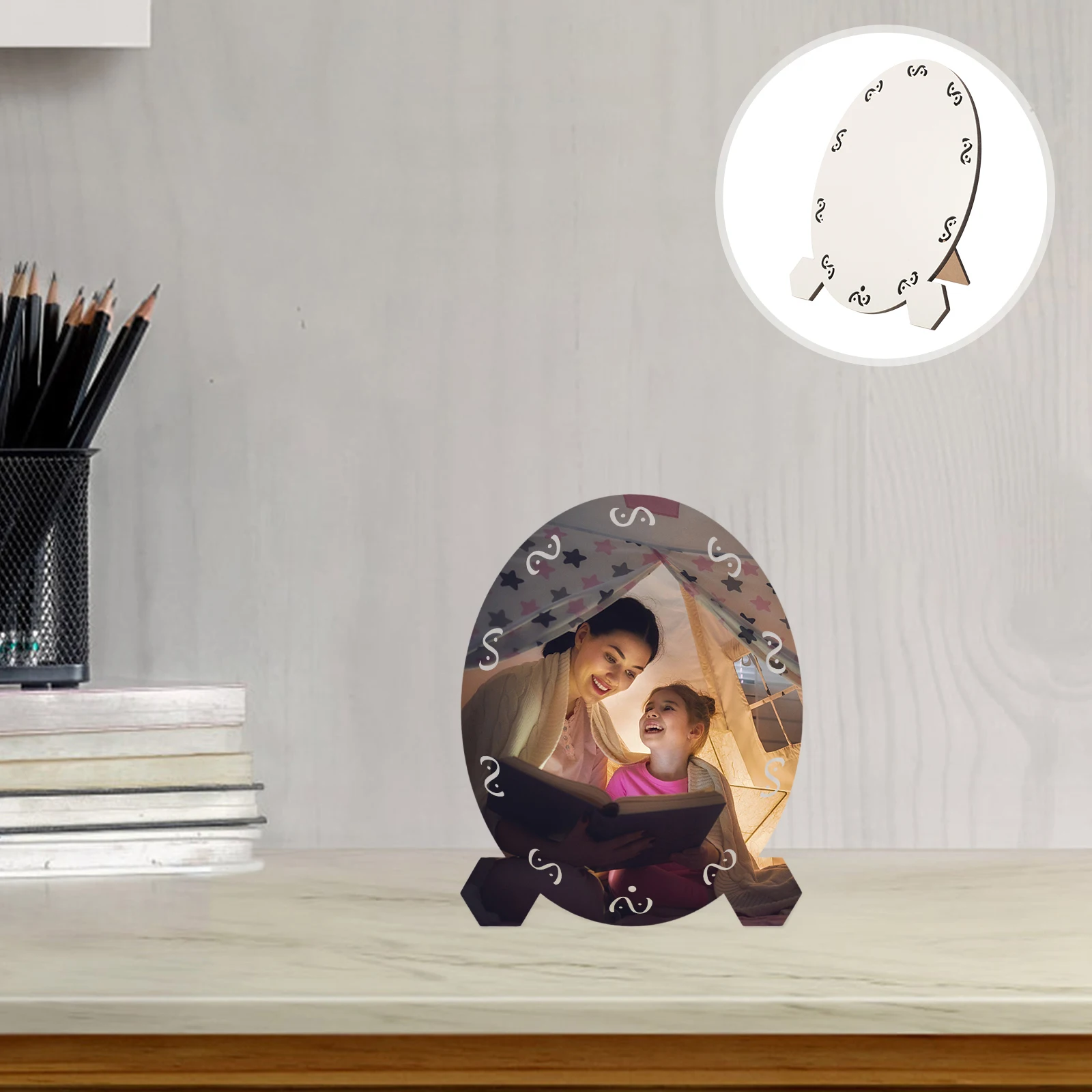 

Thermal Transfer Wood Board Painting Consumables Home Decor Blank Picture Frame for Party Diy Small Heat Frames Photo