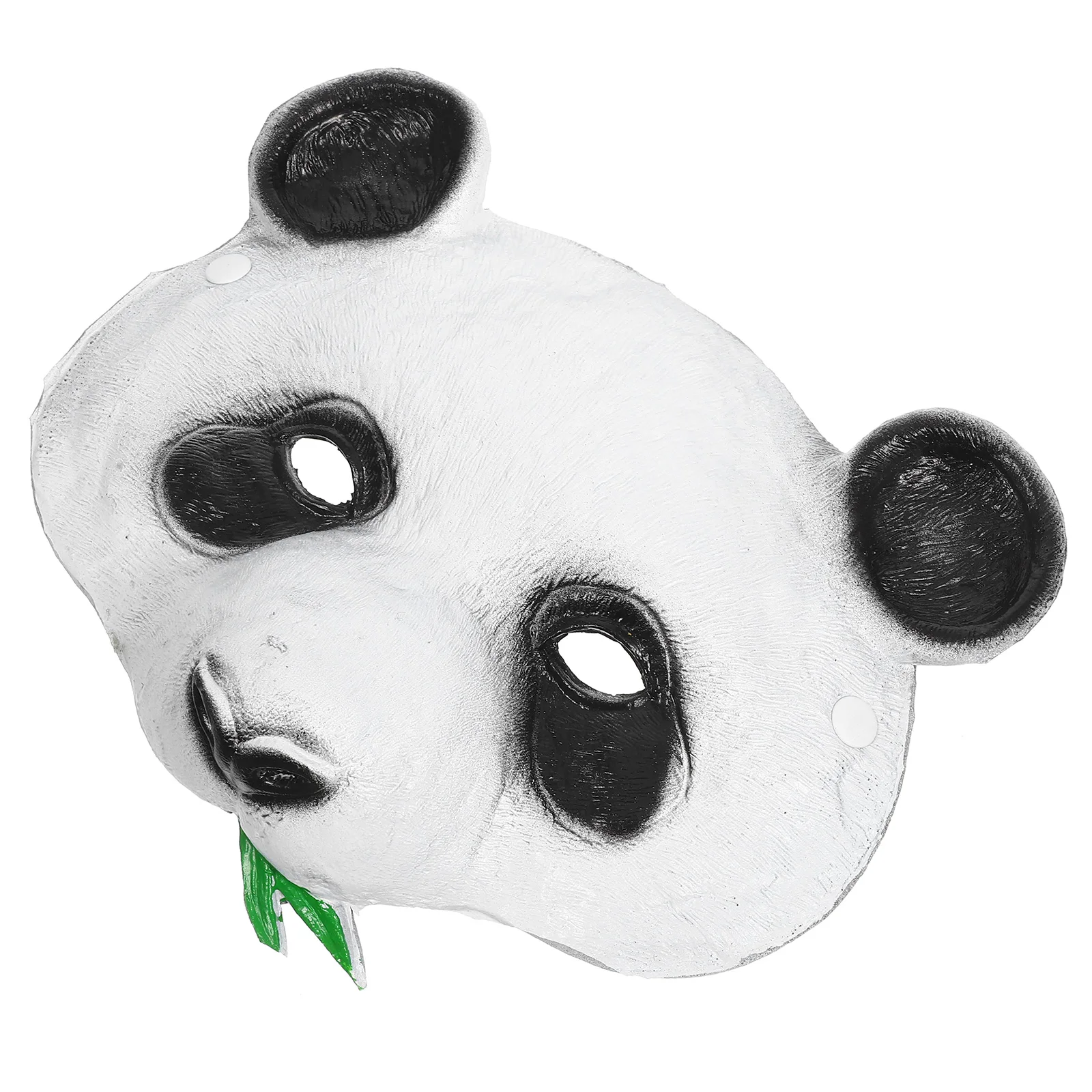 قناع الباندا على شكل حيوان إكسسوار أزياء واقعي من مادة البولي يوريثان مريح ومسامي لحفلات الهالوين التنكرية وحفلات الكرنفال