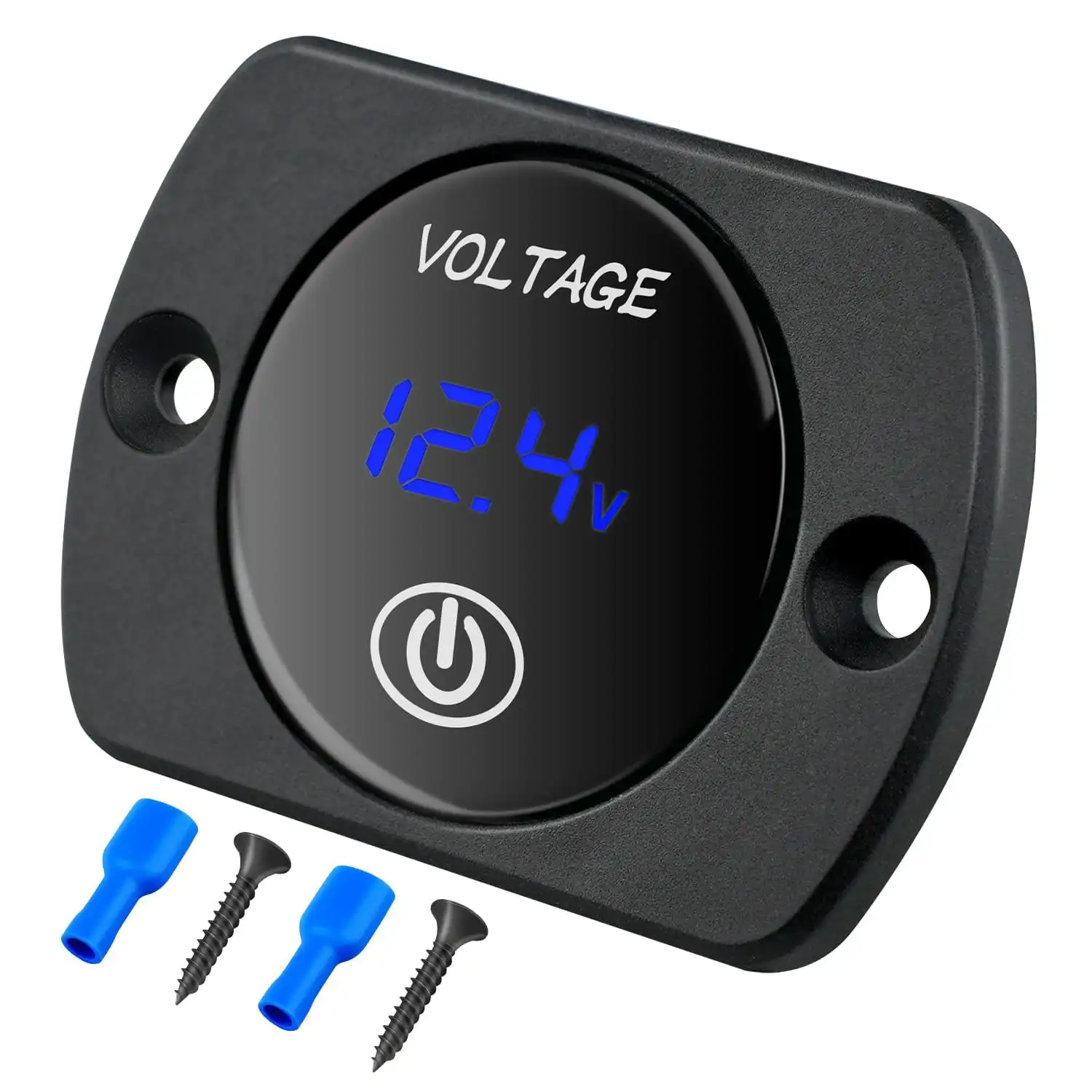 

Led Display Voltmeter with Touch Switch Digital Voltage Gauge Panel