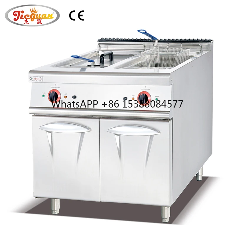 

Electric Deep Fryer with 2-Tank&2-Basket for Commercial Use