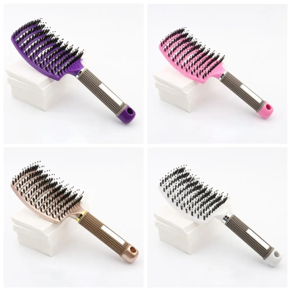 Professional Anti Klit RibComb Non-slip Bristle Massage Comb Antistatic Hair Scalp Massage Styling Tools Hairdressing Salon