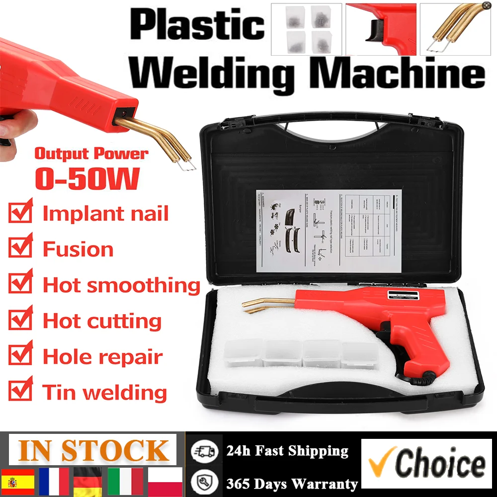 Handy Plastics Welders Garage Tools Hot Staplers Machine Staple PVC Repairing Machine Car Bumper Repairing Stapler Welding Tool