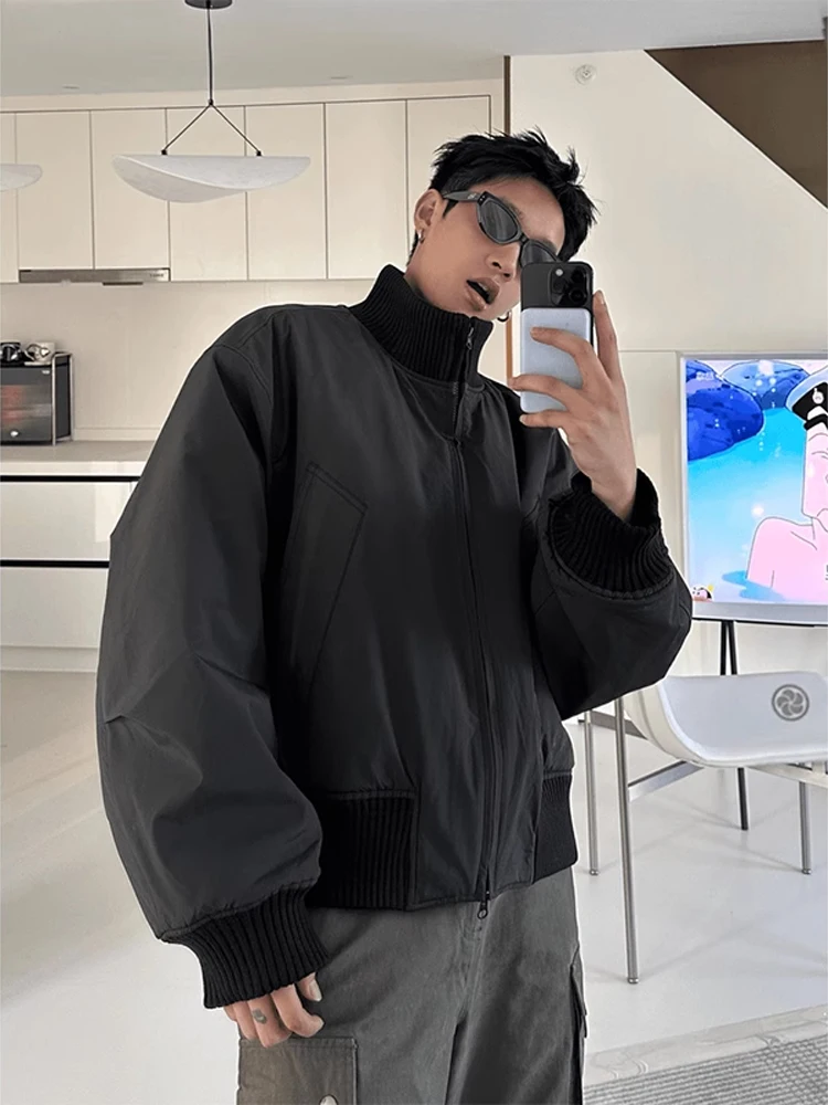 

ort Bomber Sle down Jaet Men's Winter Flight Suit Cotton Coat Cleanfit American Sle Outerwear Warm Windproof Regular Fit