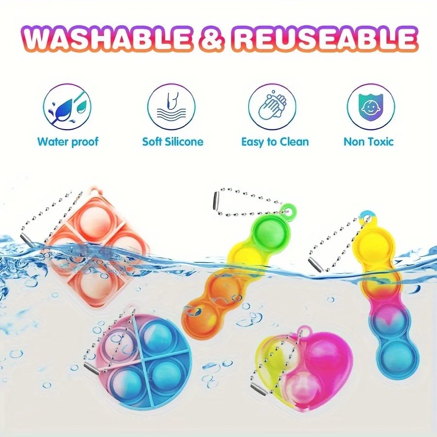 10 peças brinquedos sensoriais mole de cor aleatória para crianças, material durável, lembranças de festa de aniversário de natal, presentes para meninos e meninas