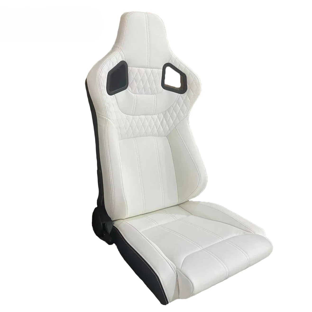 -for 9005 Black High Quality Leather Car Vehicle Sport Adjustable Bucket SIM Racing Car Seats view 6