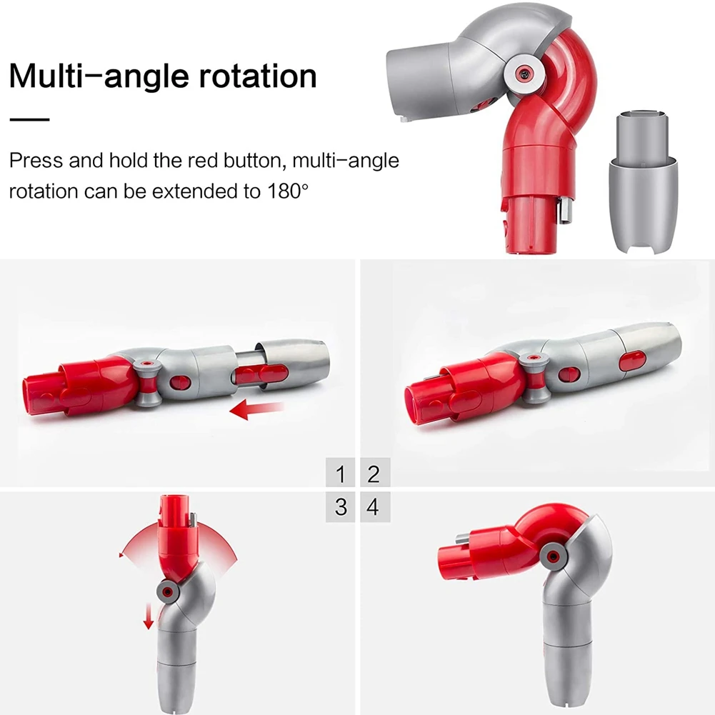 Substituição dos adaptadores superiores para aspirador de pó dyson v7 v8 v10 v11, adaptador inferior do conversor de liberação rápida 967762 -01