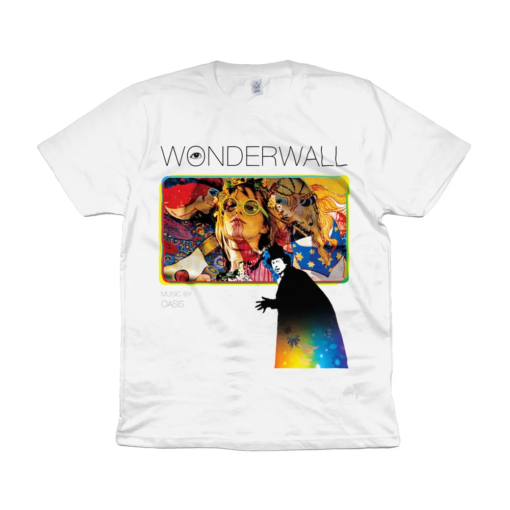 Wonderwall Mash Up - Version 2 - Harrison inspired - ORGANIC SHIRT  Tees Cotton Luxury brand vintage oversized