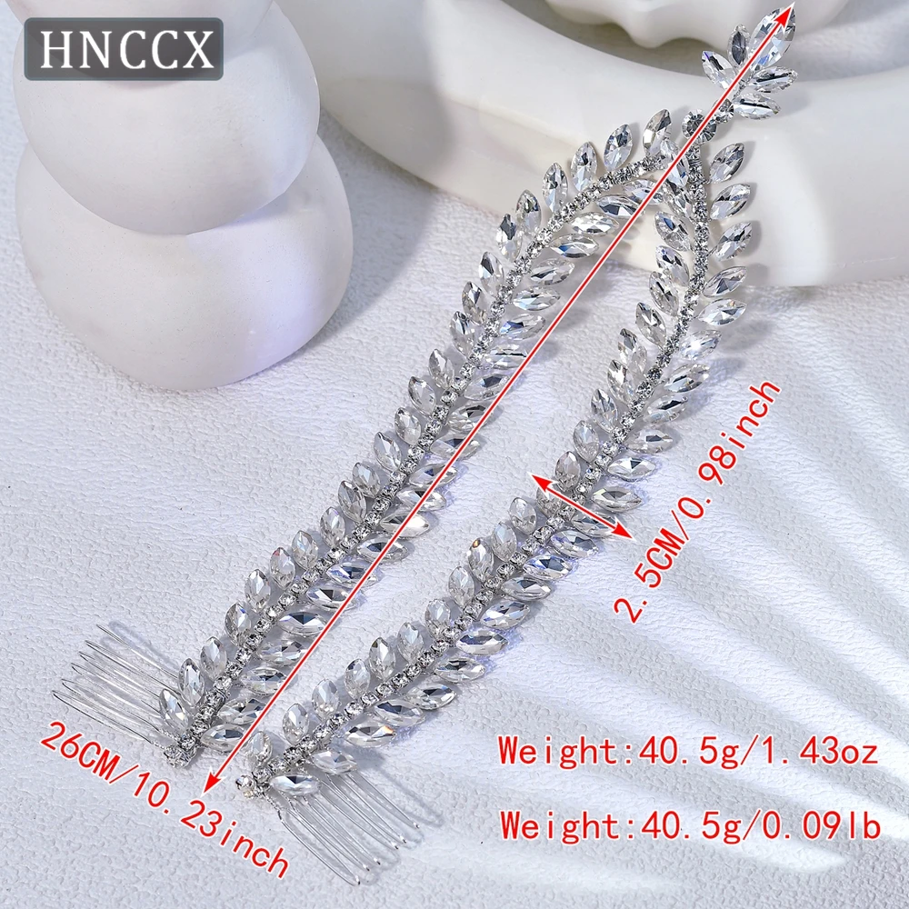 YouLaPan Crystal Forehead Headband for Women Brides Headpiece Party Wedding Hair Accessories Jewelry Bridal Headdress HP529