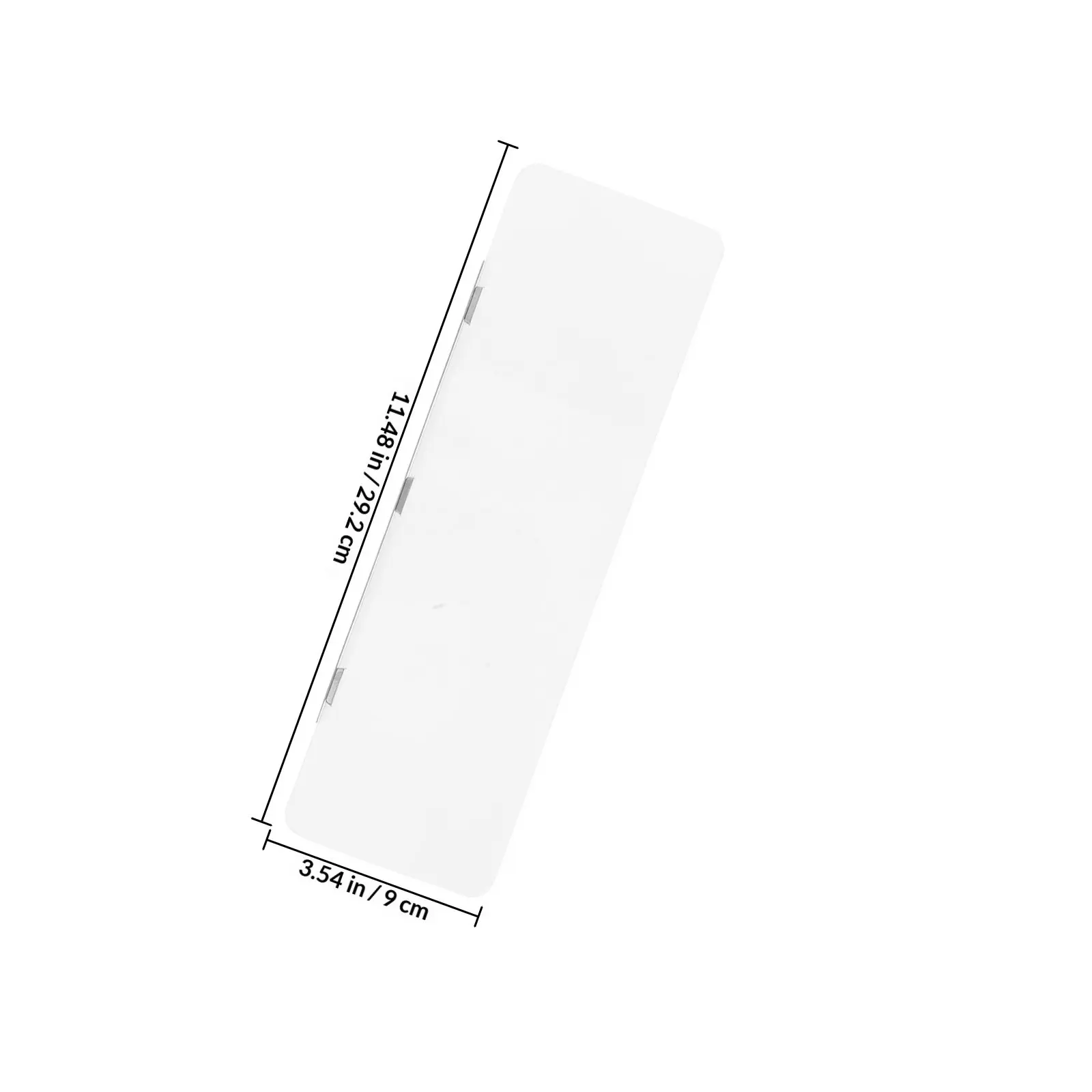 Desktop Memo Board Holder Computer Monitor Magnetic Side Panel Office Screen Message