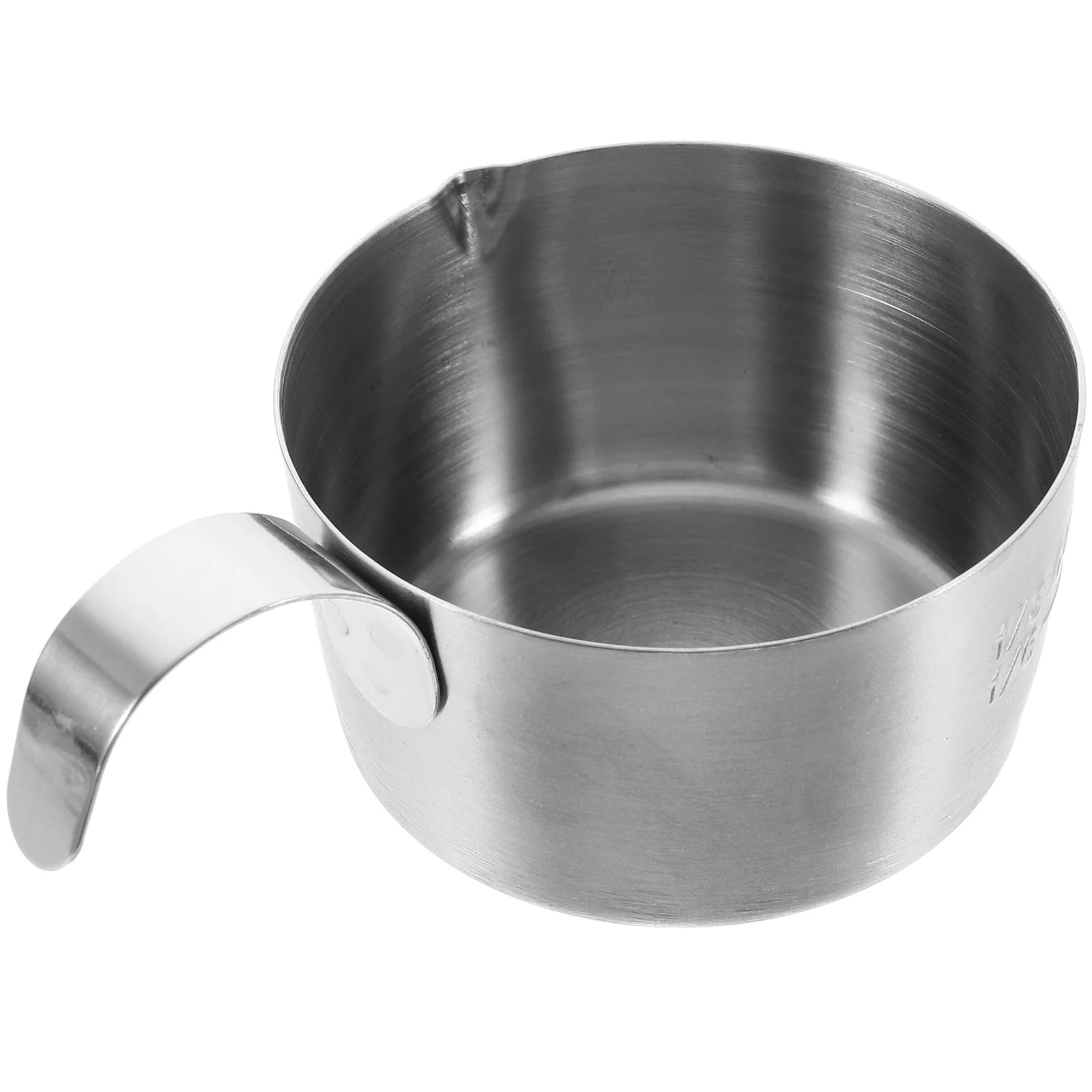 

Stainless Steel Sauce Cup 304 Measuring Pitcher with Handle for Coffee Milk Tea Foaming Small Precise Extraction Creamer