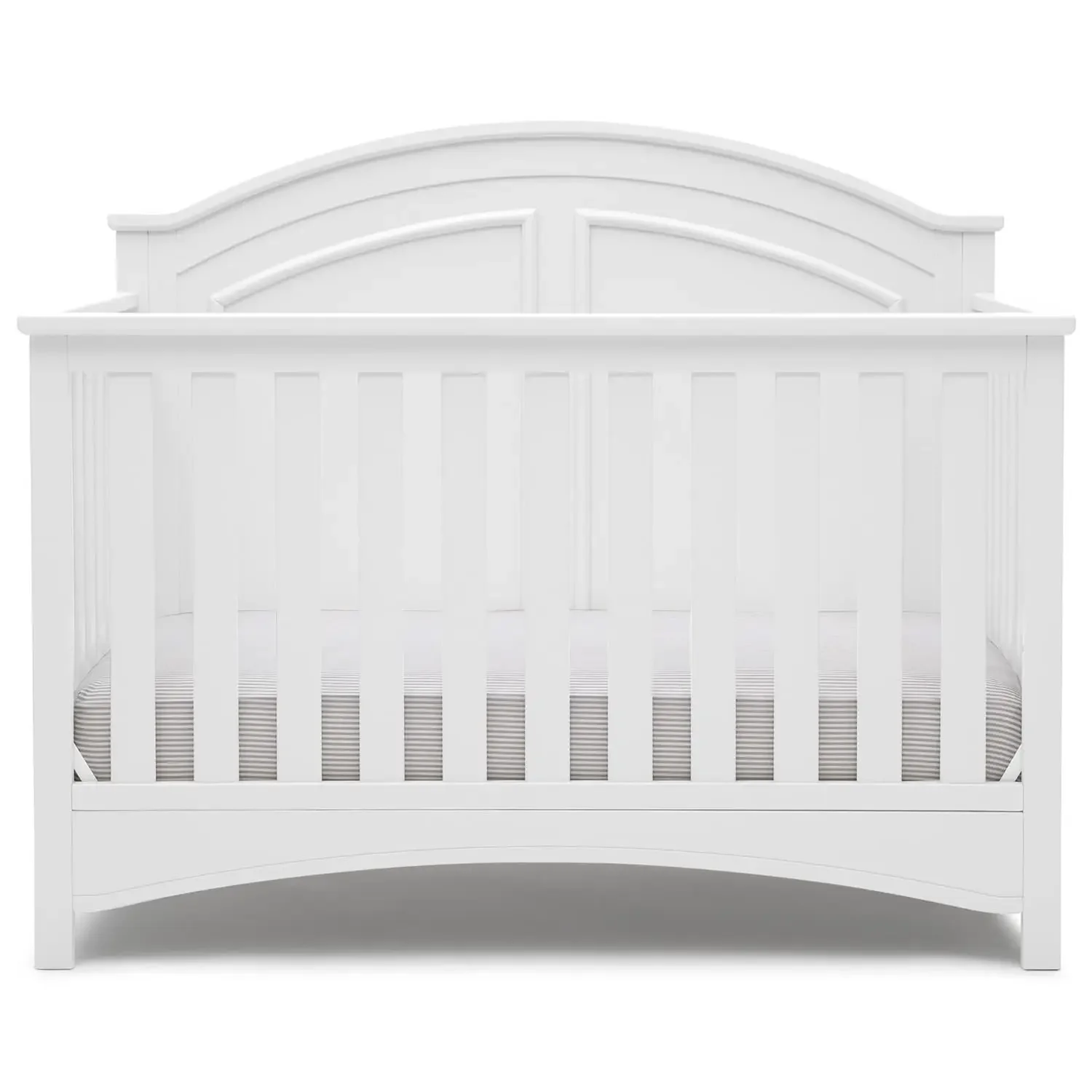 Delta Children Perry 6-in-1 umwandelbares Kinderbett – Greenguard Gold-zertifiziert, Bianca White