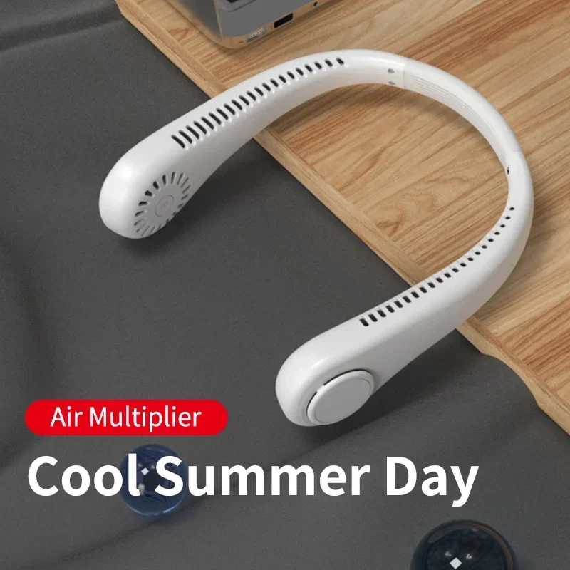 H6 ネックファン ポータブル夏冷却装置 家庭や旅行に不可欠な暑い日のための軽量エアコン