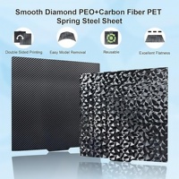 300x300mm 3D printer magnetic construction board double-sided PET PEO heating bed spring steel plate LulzBot TAZ Anet A8 PEI boa
