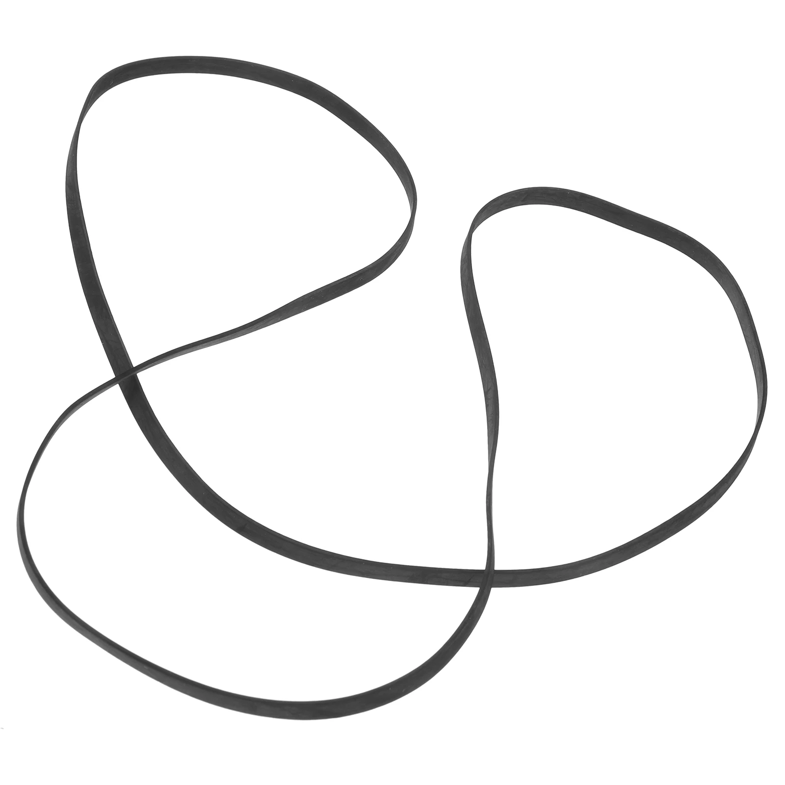 

Black Vinyl Record Player Belt Rubber Stretch Resistant Durable Replacement For Cassette Tape Machine Recorder Repair Drive Belt