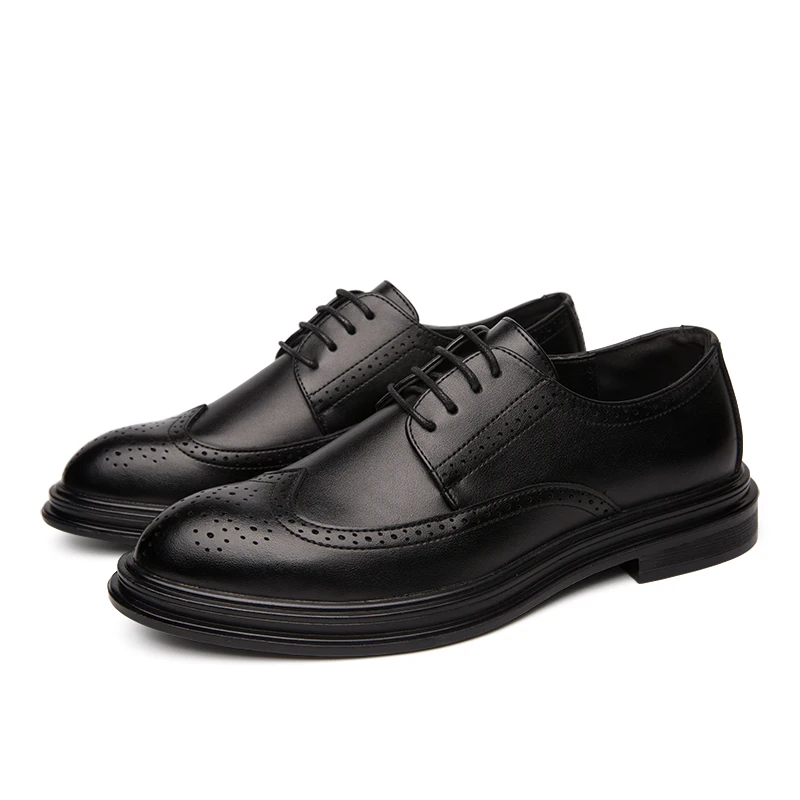 

Men's Motorcycle New Versatile Casual Leather Shoes Fashionable Outward Trendy Comfortable Men's Shoes