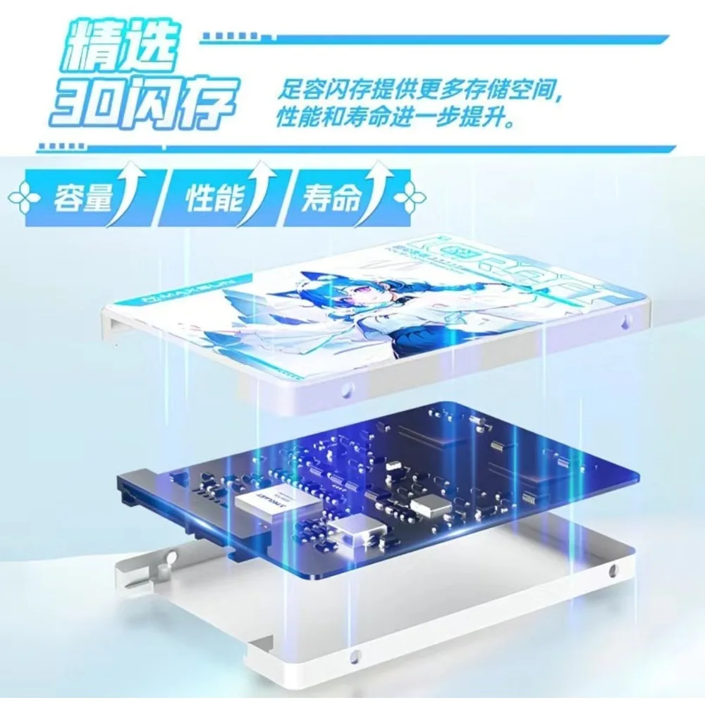 Maxsun Aigo 1T 512G 256G 128G SATA Desktop and Laptop Computer SSD High-Speed Solid State Drive