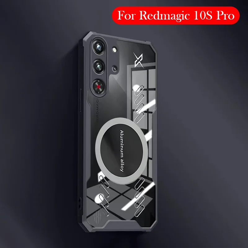 

Магнитный чехол для ZTE Redmagic 10 10S Pro + Задняя крышка с рассеиванием тепла для Redmagic 10S 10 Pro Plus