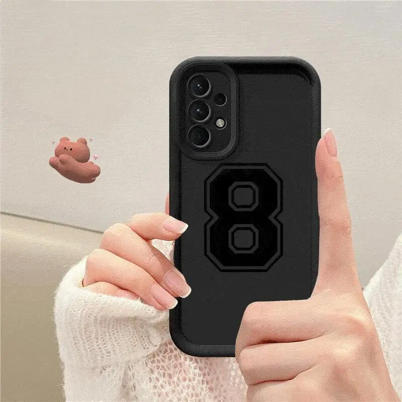 Basketball Celebrity Numbers Phone Case for S21 S23 S22 S24 Plus S21 S22 S23 S24 Ultra S21 S23 S20 FE Matte