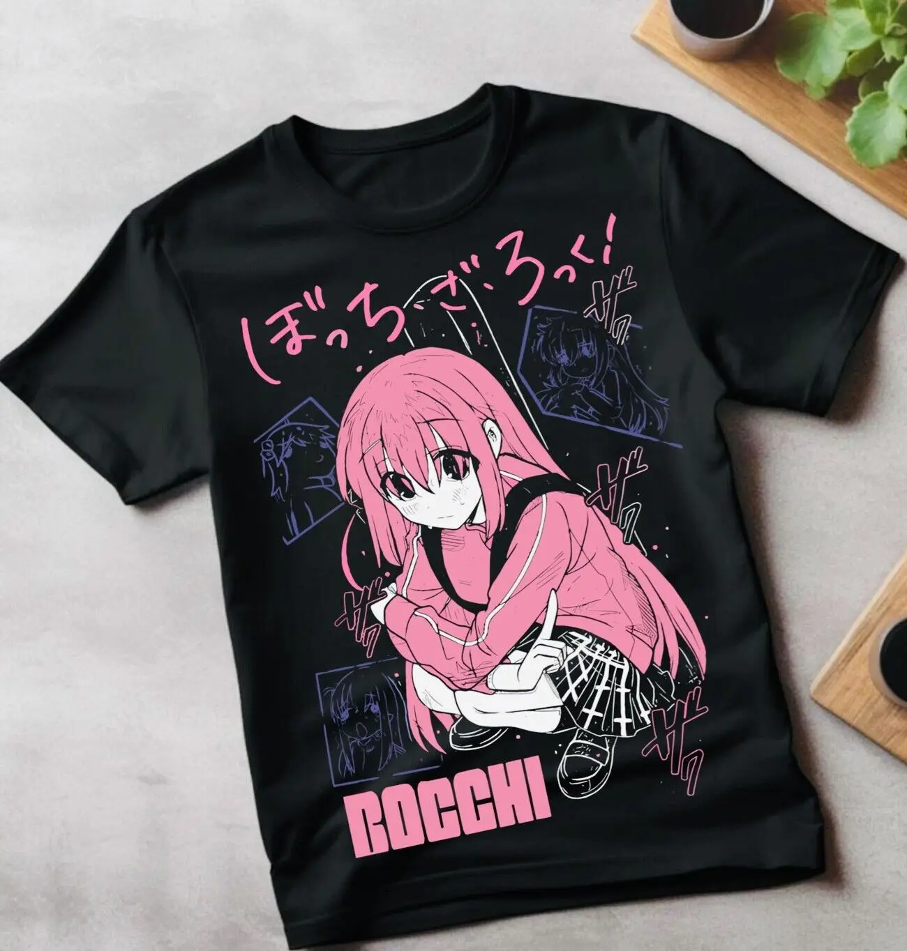 Hitori Gotou Bocchi the Rock T-shirt Yamada,Nijika Ijichi Anime Girl All Sizes