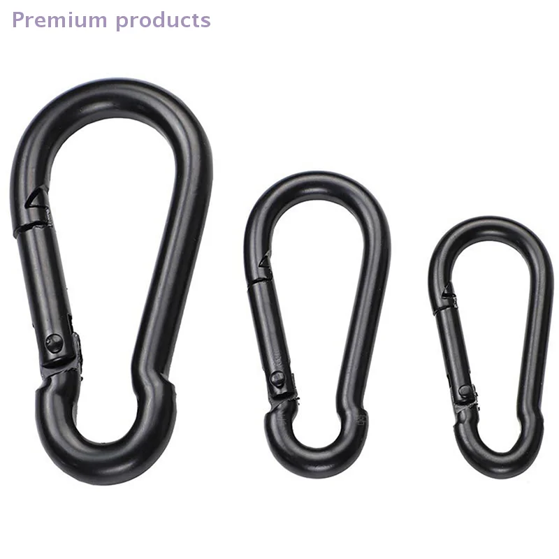 1PC โลหะ Carabiner คลิปตะขอ D Carabiner Hooks สําหรับเครื่องประดับทําแหวน DIY เสื้อผ้าอุปกรณ์เสริม