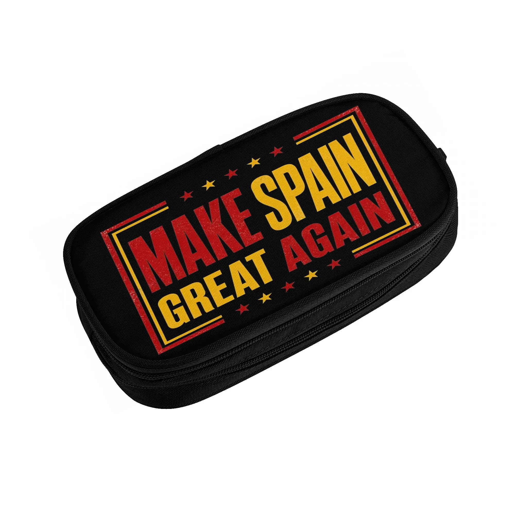 Make Spain Great Again Spanish Pride Pencil Cases Pencilcases Pen for Girl Boy Big Pencil Bags School Supplies Zipper Stationery