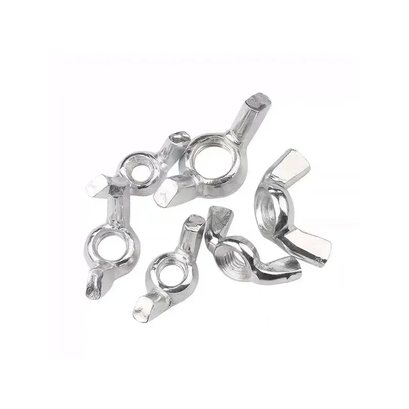 20/30/50/100 pcs M3 M4 M5 M6 M8 M10 M12 Wing Nuts 304 Stainless Steel Galvanized Wing Nuts Galvanized Hand-Tightened Nuts