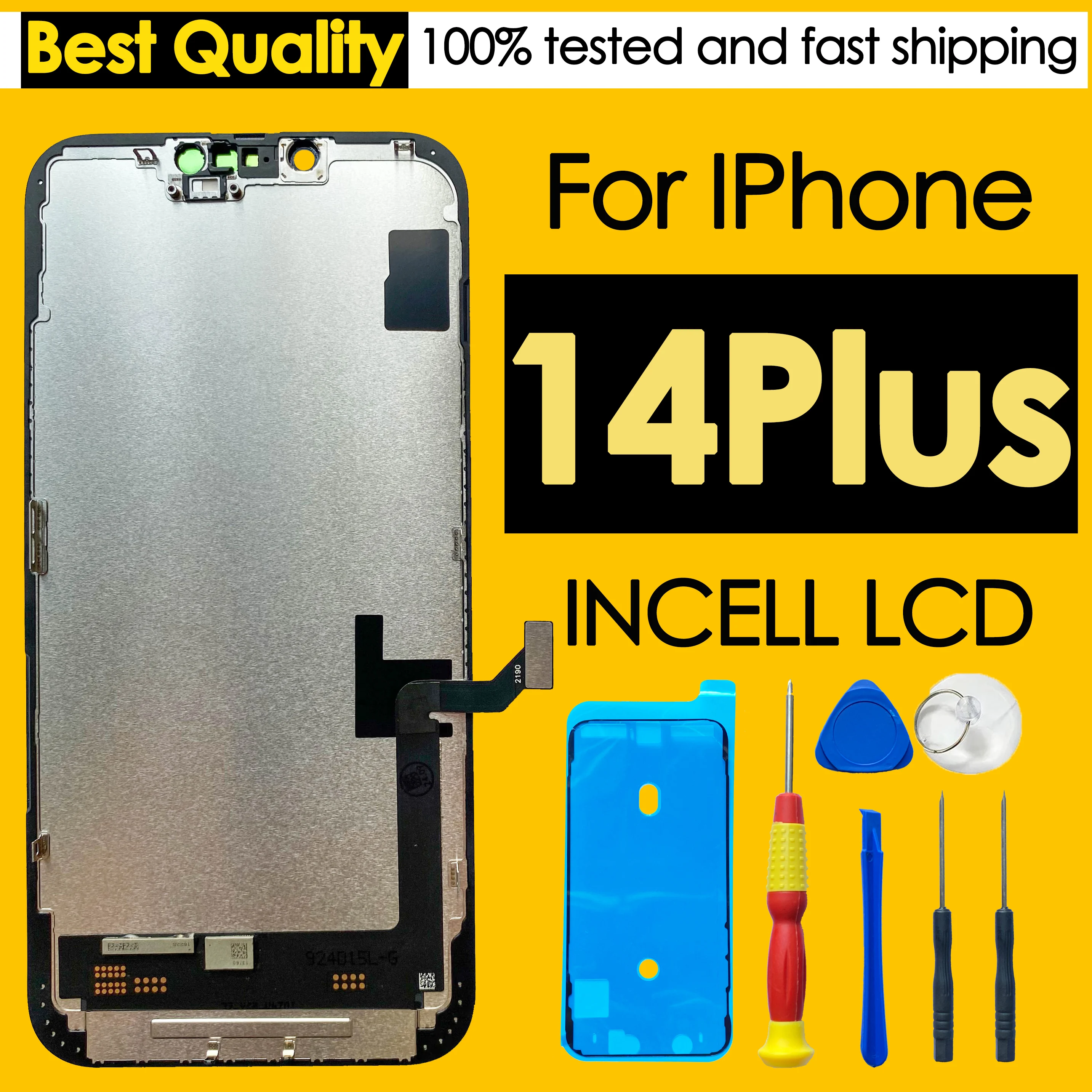 High quality AAA incell LCD For iPhone 14 plus Display Touch 14plus Screen Replacement Digitizer Assembly Repair parts Wholesale 