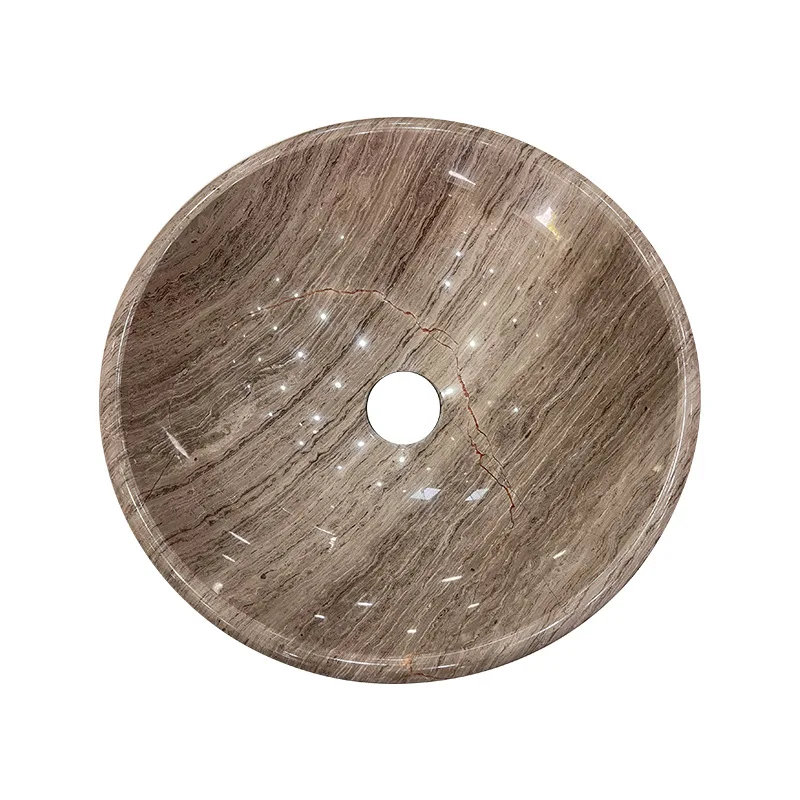 

Marble counter basin, anti-splash washbasin, household bathroom round basin