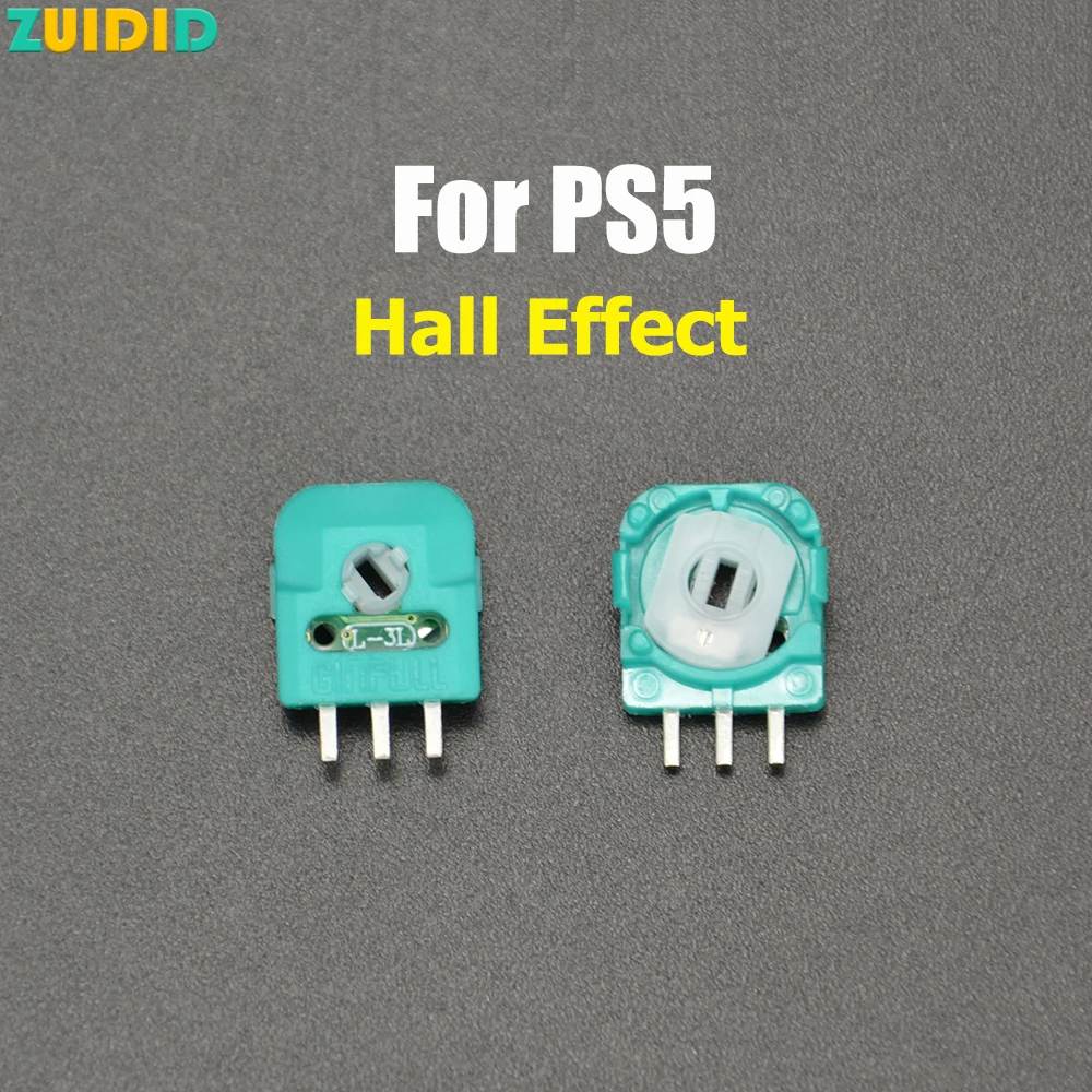 ZUIDID 1 buah Joystick Analog 3D Hall potensiometer Sensor modul Resistor sumbu untuk PS5 Hall efek pengontrol sakelar mikro reparasi