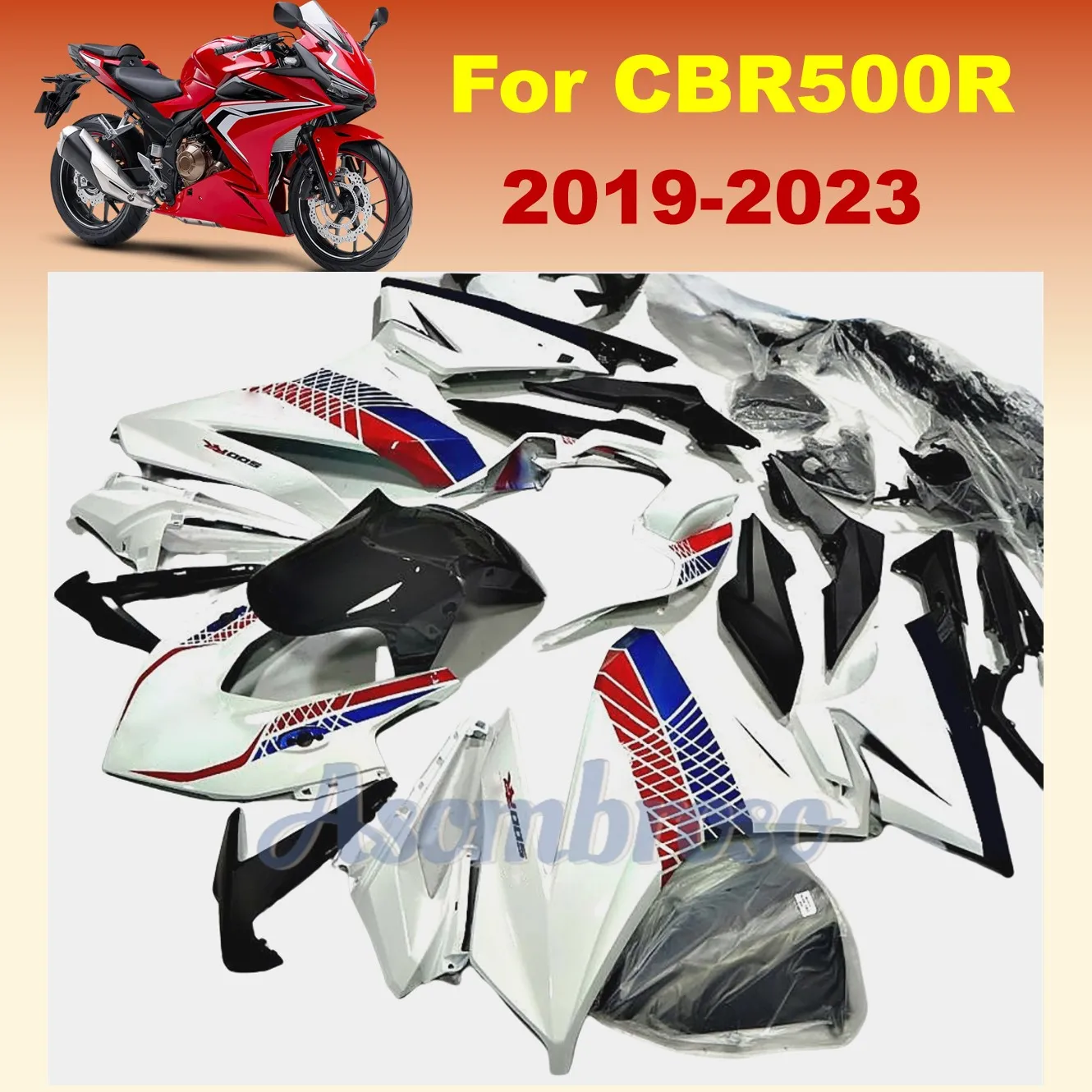 ABS Injection Fairing kit for Repsol CBR500R 2019 2020 2021 2022 2023 CBR500 19 22 23 20 Bodywork Set Refitting