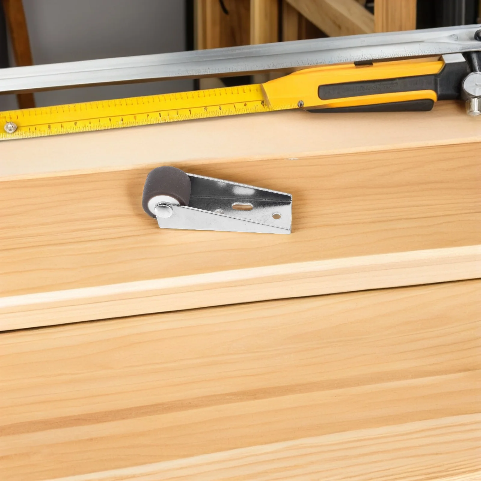 

Low Profile Wood Door Bottom Sliding Caster Wheel Side Mount Durable Sliding Door Roller Wheel Cabinet Roller Side Mount Casters