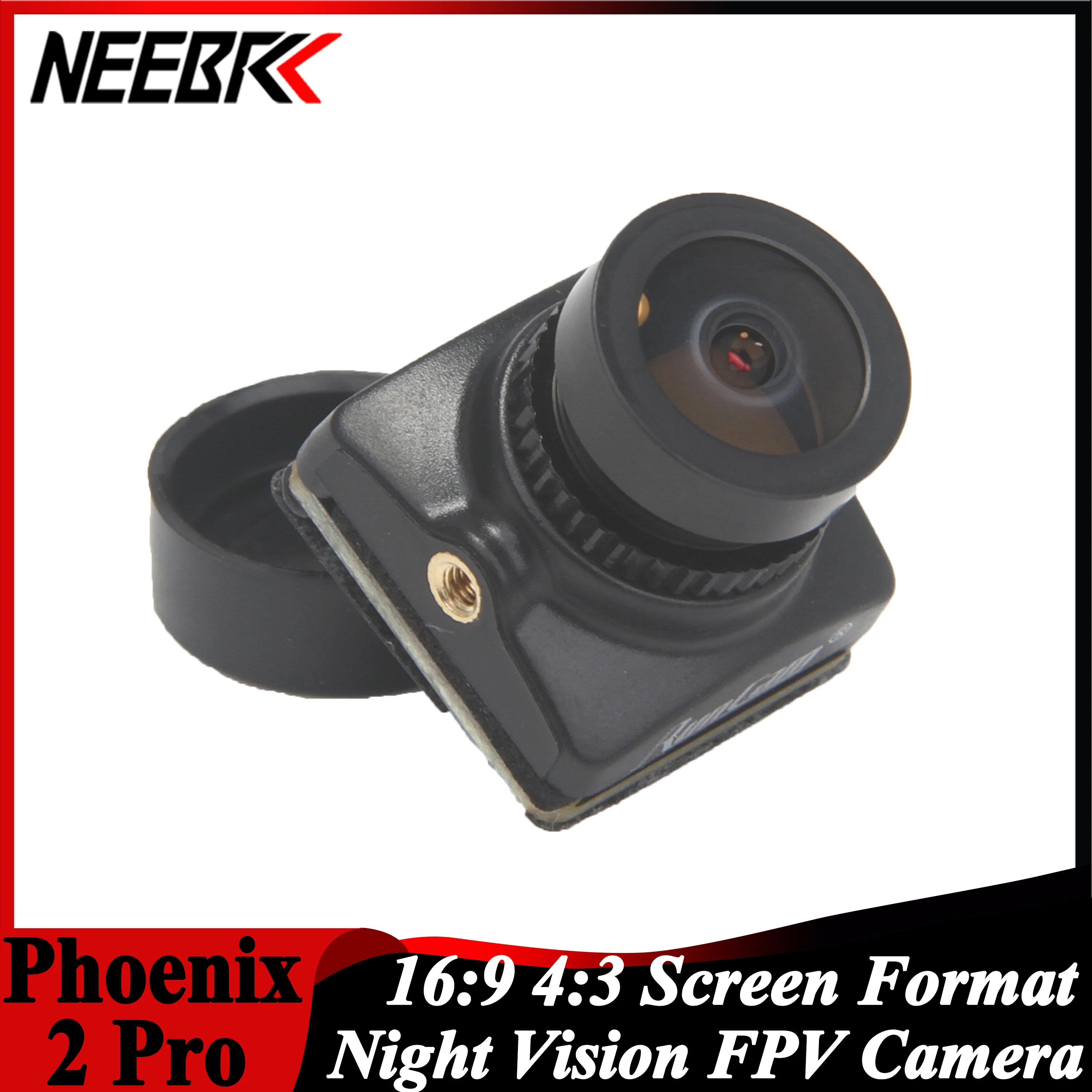 RunCam Phoenix 2 Pro 1500TVL Night Vision FPV Camera 16:9 4:3 PAL NTSC DC 5-36V for FPV Racing Drone RC Quadcopter Multicopter