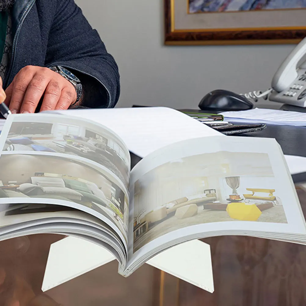 

1 set 1 Set Acrylic Book For Kitchen Recipe Holder Cookbook Magazine Rack Reading Stand Detachable Storage Display Stand