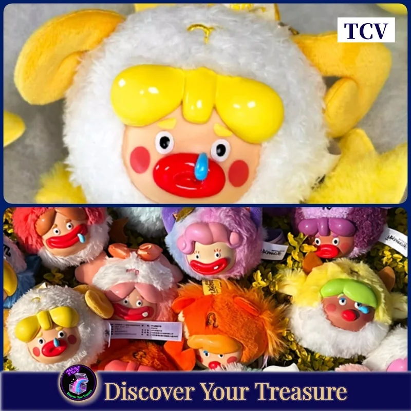 

Коллекционный брелок-сюрприз TCV Ugly Cute Family 12 Знаков Зодиака, забавный милый кулон для сумки, таинственная коробка, подарок на Рождество