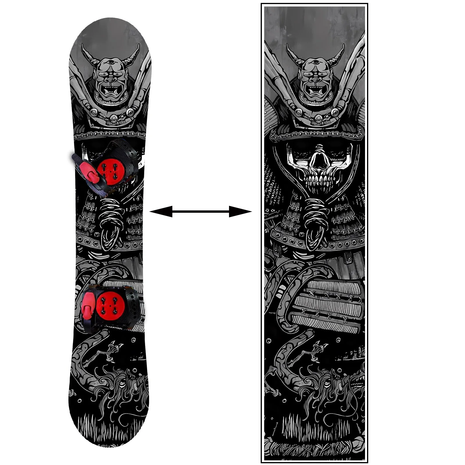 

Наклейка для сноуборда «Восточный Призрак-Самурай», трендовая, для индивидуального декора, украшение для сноуборда