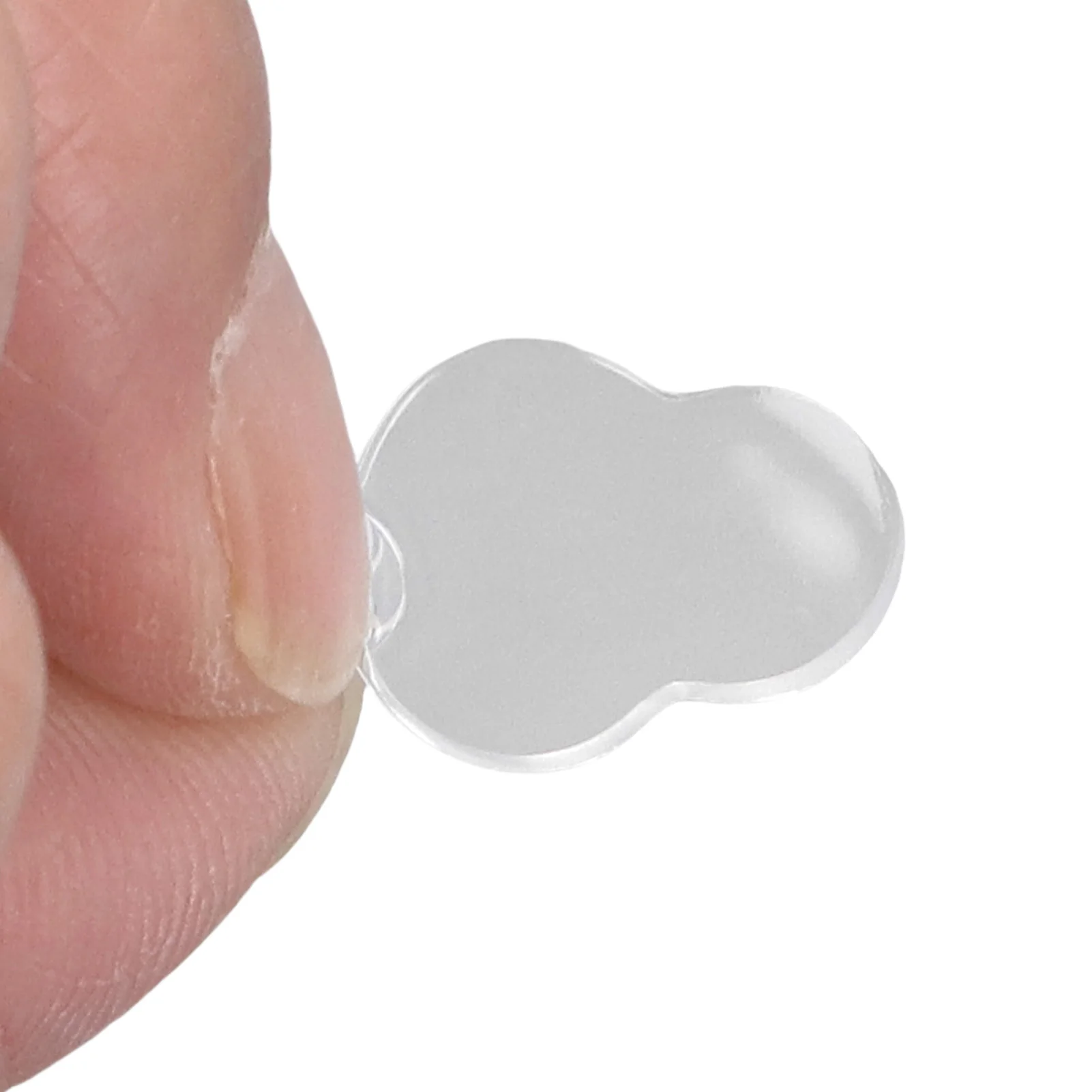 240Pcs 18mmx14mmx1.5mm Clear Adhesive Tape Acrylic Glue Removable Clear Glue Sticky Putty for Home Car Outdoor