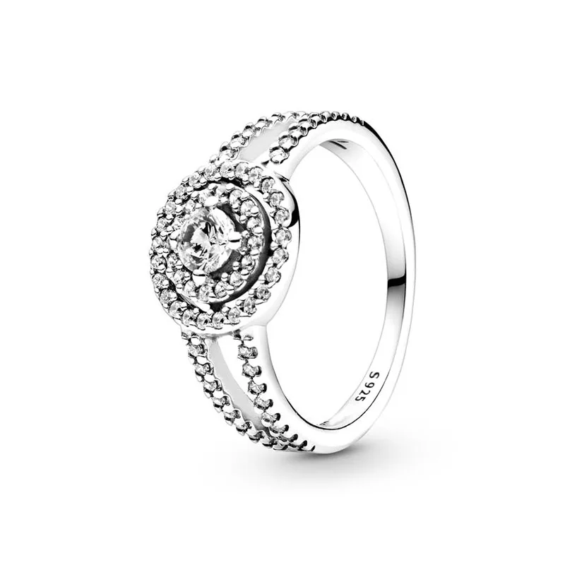 Bague en argent 925 avec pavé croisé pour femme, bague à triple bande, bijoux de fiançailles, cadeau pour les travailleurs, Rotterdam, Kling